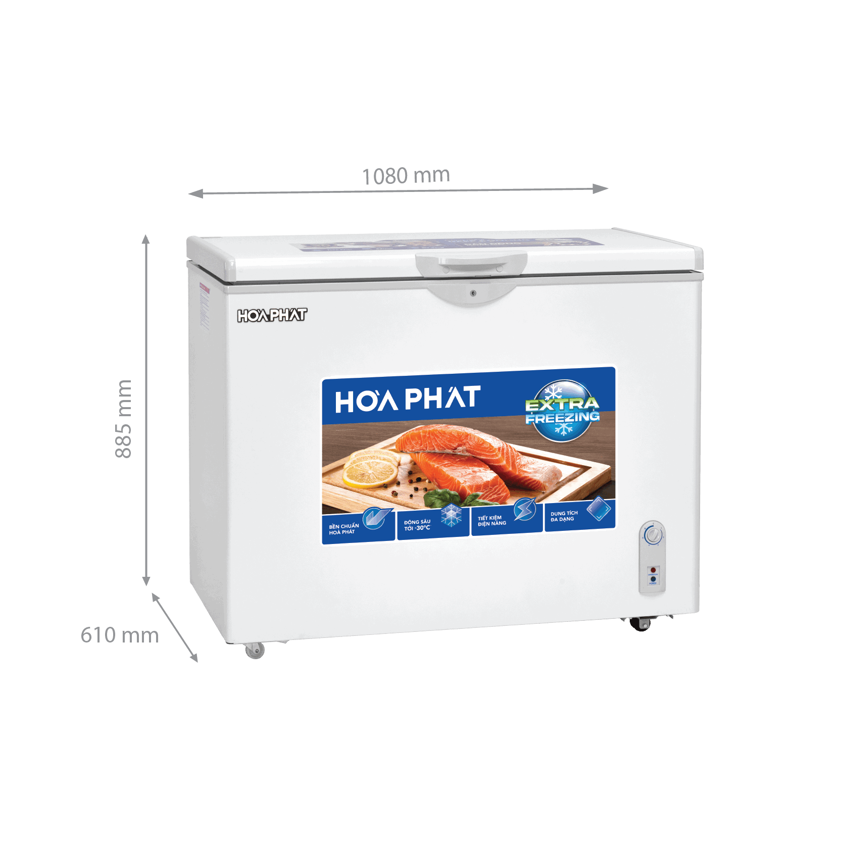Tủ bảo quản 1 ngăn Hòa Phát 252L HPF-AD6252x